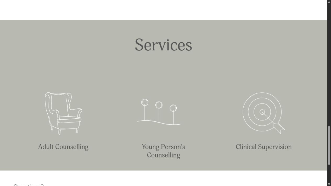 LP Counselling service choices for adults, young people and clinical supervision